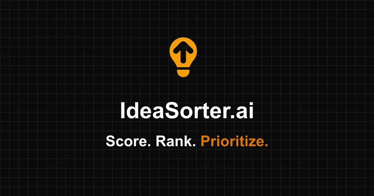 ideasorter.ai preview